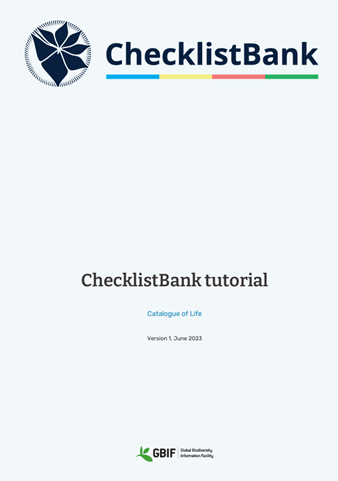 Download ChecklistBank Tutorial PDF